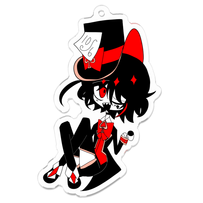 アクリルキーホルダー - 70 x 70 (mm) ジャック