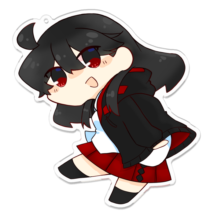 みーりるアクキー - 100 x 100 (mm)