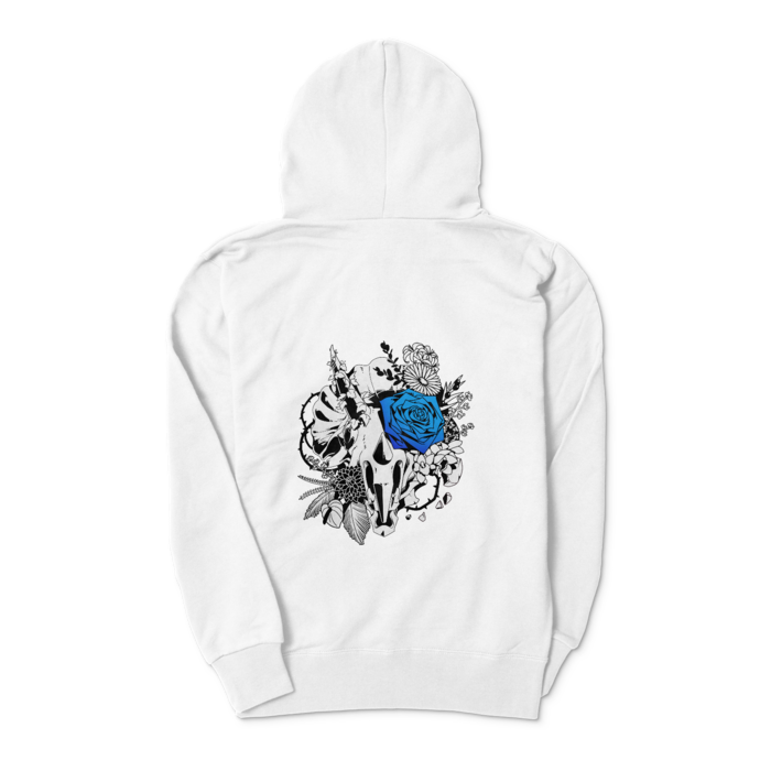 ジップパーカー - S - ホワイト