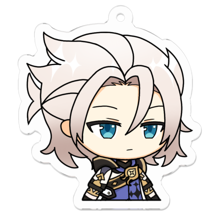 アクリルキーホルダー（コーティング） - 50 x 50 (mm)