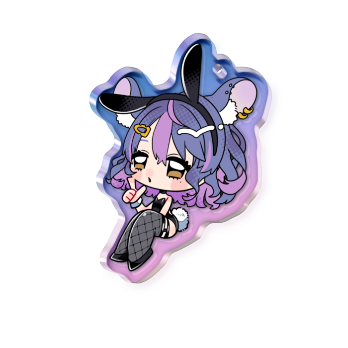 オーロラアクリルキーホルダー - 50 × 50mm(1)