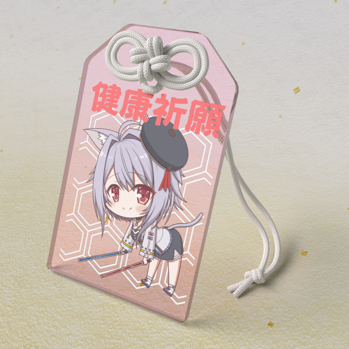 アクリルお守り - 50 × 80mm