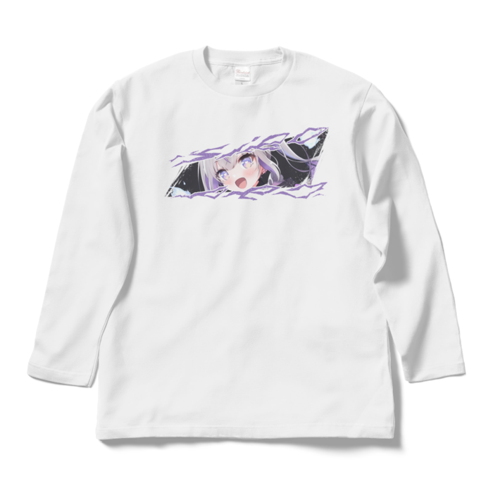 祓うちゃんロングスリーブTシャツ - L - ホワイト
