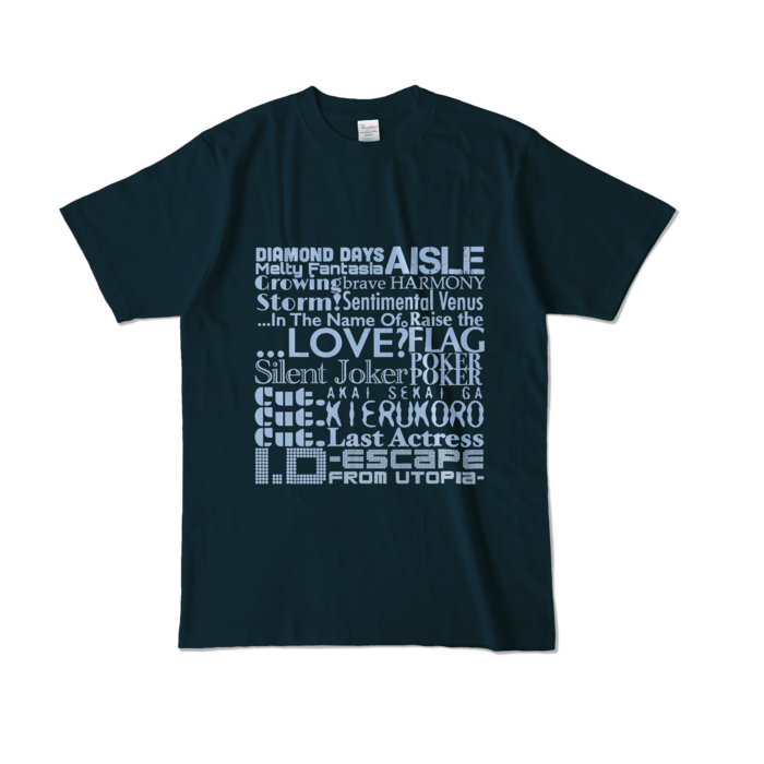 カラーTシャツ - L - ネイビー (濃色)
