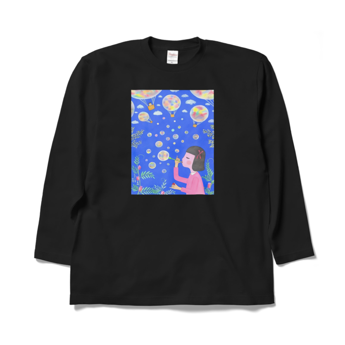 ロングスリーブTシャツ - XL - ブラック