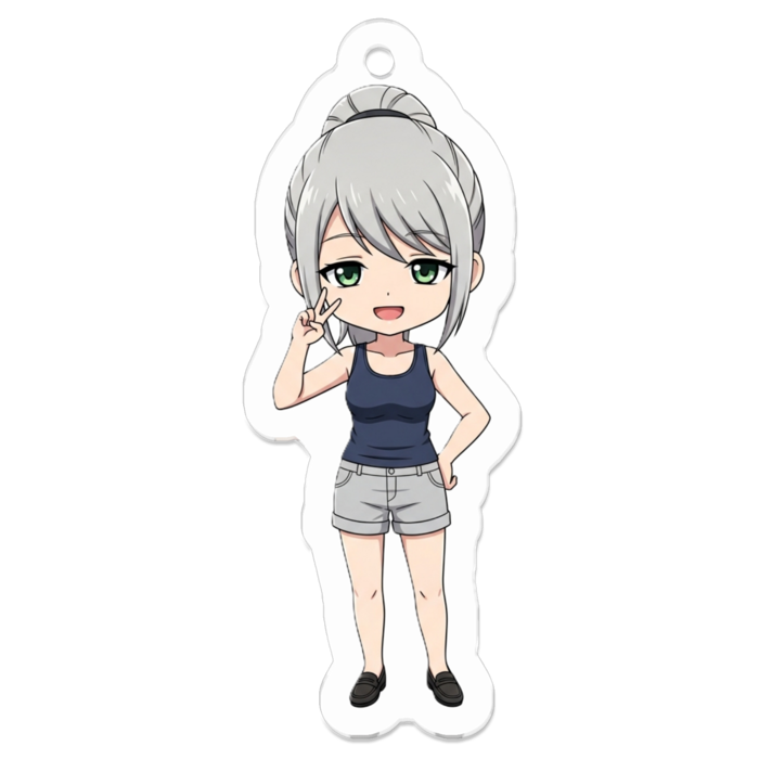 アクリルキーホルダー - 50 x 50 (mm)