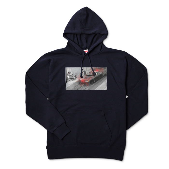 パーカー - XL - ネイビー