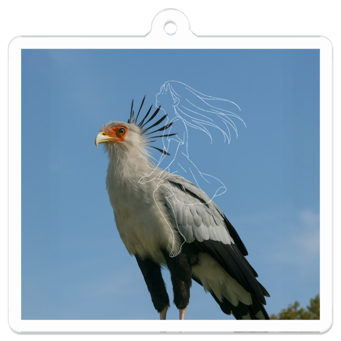 アクリルキーホルダー - 50 x 50 (mm)