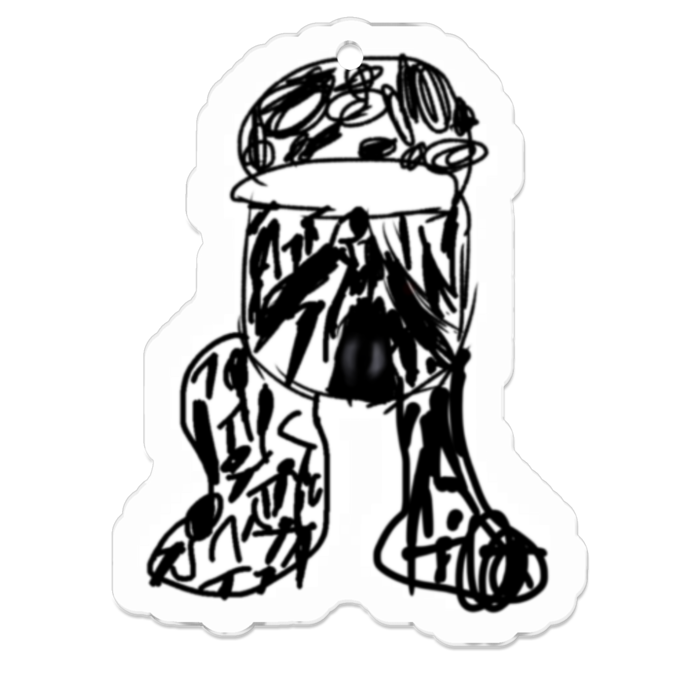 アクリルキーホルダー - 50 x 50 (mm)