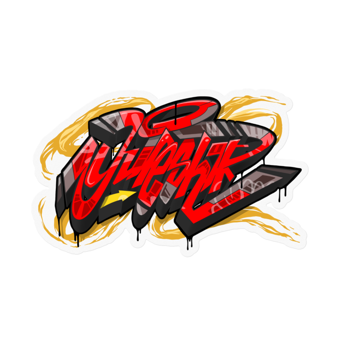 ステッカー - 100 x 100 (mm) クリア