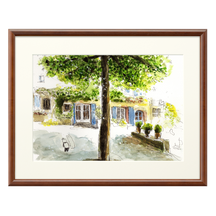 A4 - 額縁・ブラウン