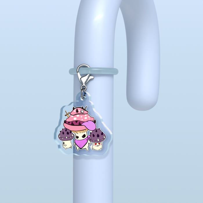 めじるしチャーム - 30 × 30mm(きのこ)