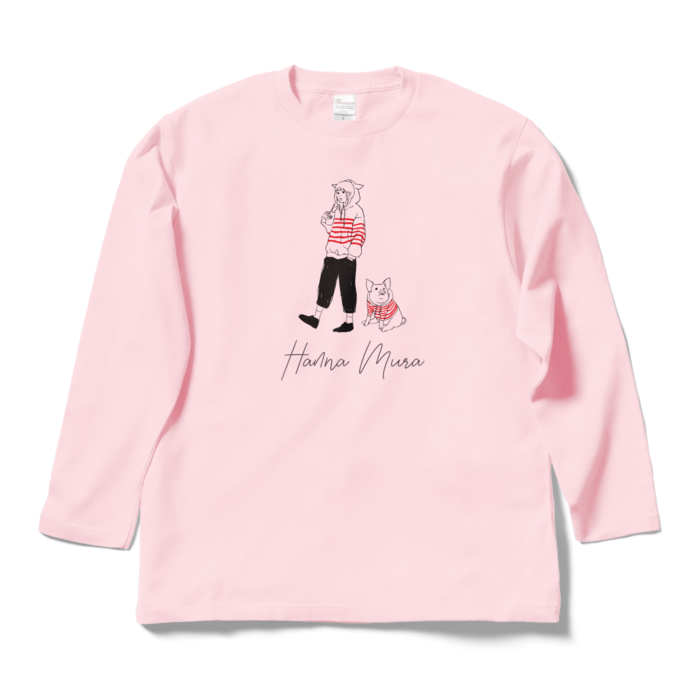 ピンクロングスリーブ - L - 