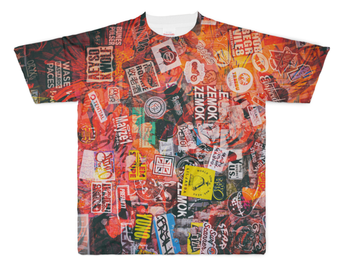 フルグラフィックTシャツ - XL - 両面印刷
