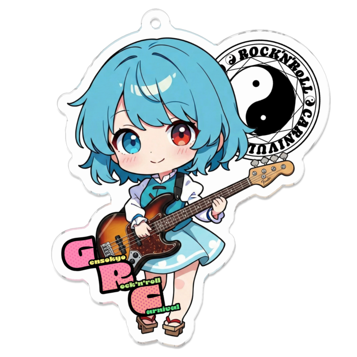 アクリルキーホルダー - 70 x 70 (mm)