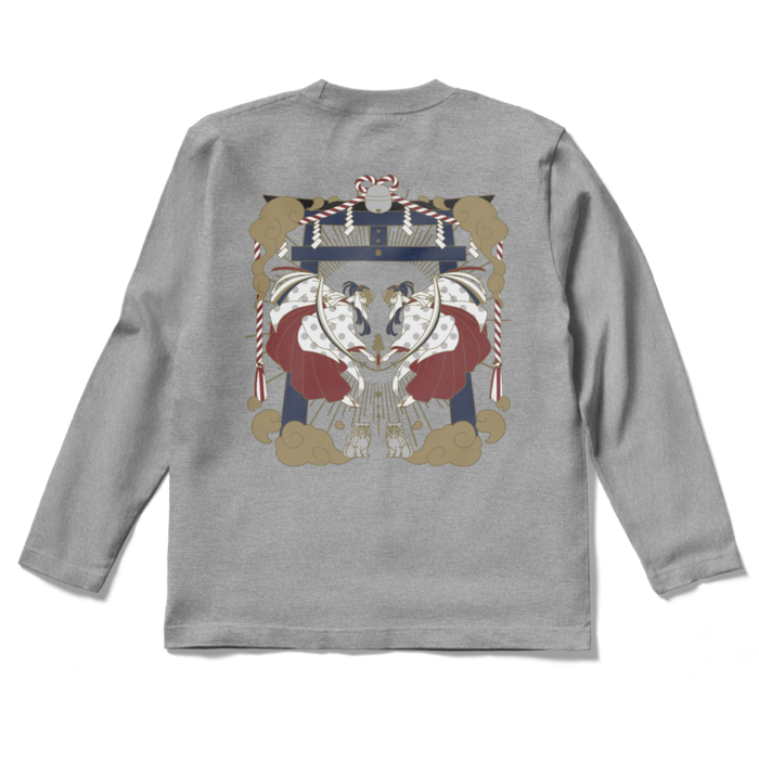 ロングスリーブTシャツ - S - 杢グレー