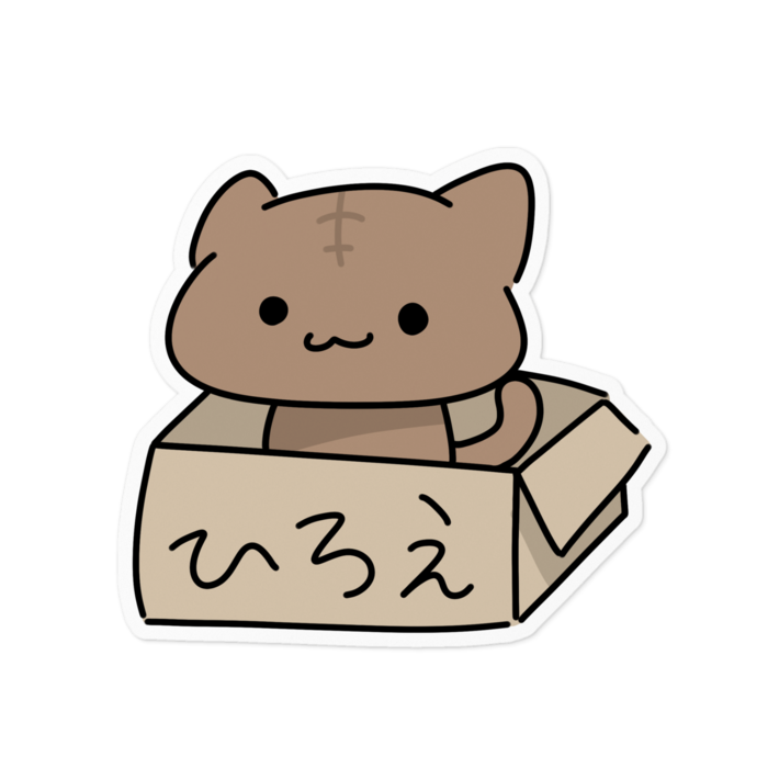 ステッカー - 100 x 100 (mm)