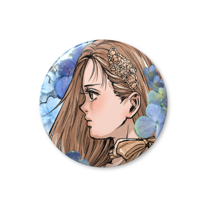 缶バッジ32mm(紫陽花)