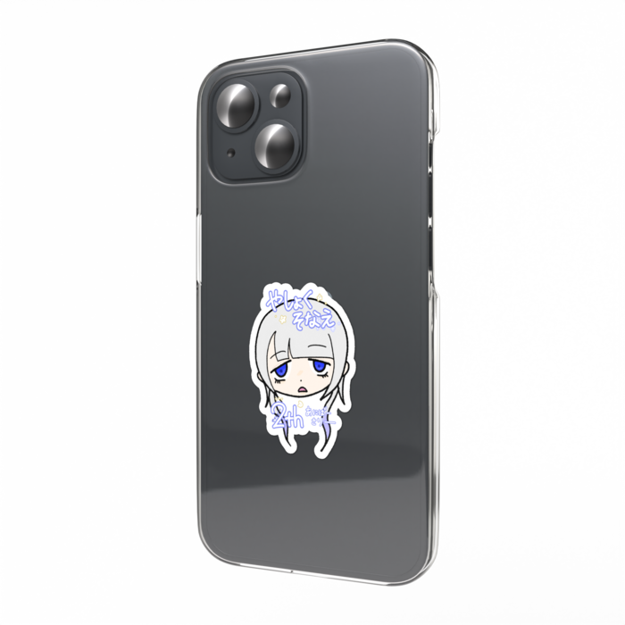 スマホステッカー - (文字あり)