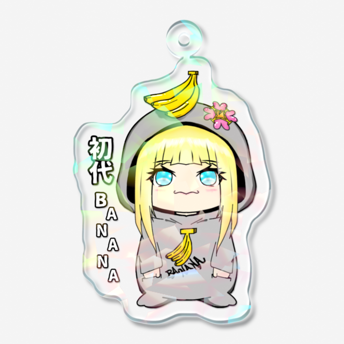 ホログラムアクリルキーホルダー - 50 × 50mm