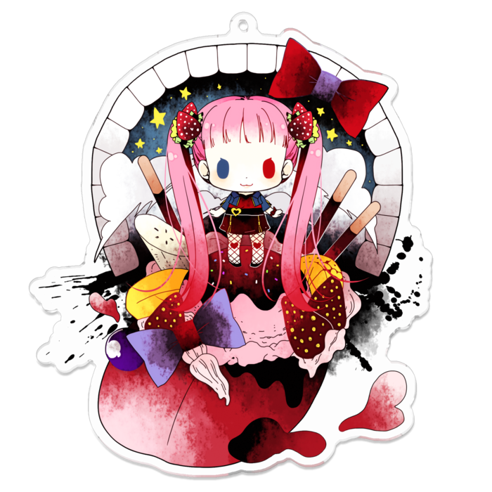 アクリルキーホルダー - 100 x 100 (mm)