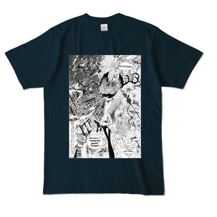 カラーTシャツ - L - ネイビー (濃色)