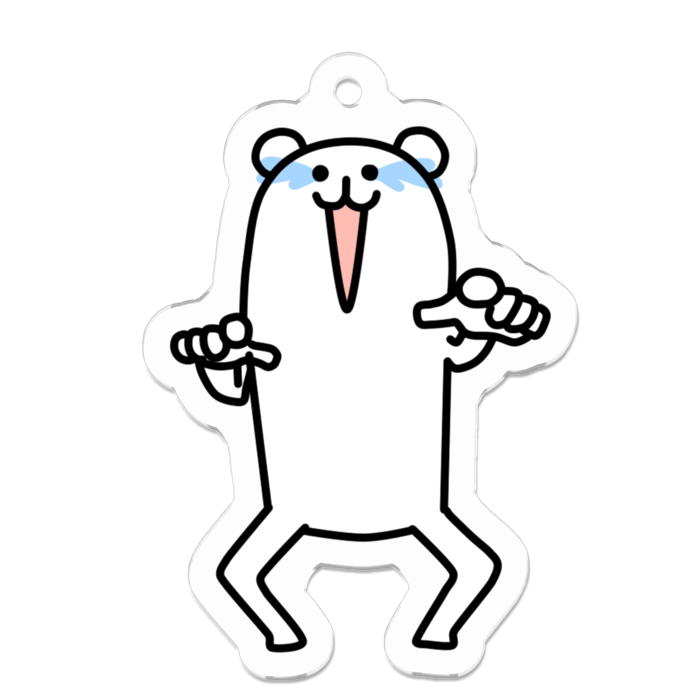 アクリルキーホルダー - 50 x 50 (mm)