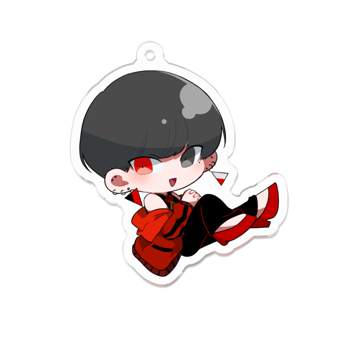 アクリルキーホルダー（コーティング） - 70 x 70 (mm)