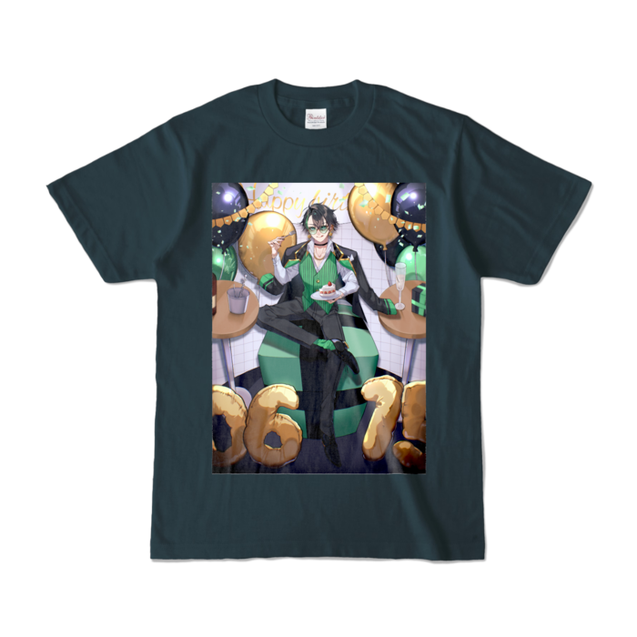 カラーTシャツ - S - デニム (濃色)