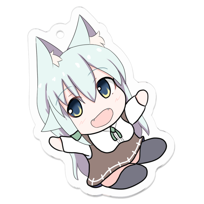 アクリルキーホルダー - 50 x 50 (mm)