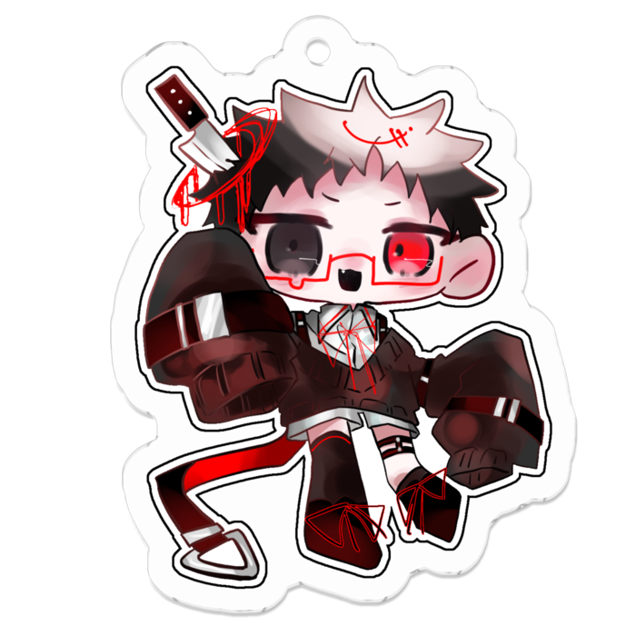 アクリルキーホルダー - 50 x 50 (mm)