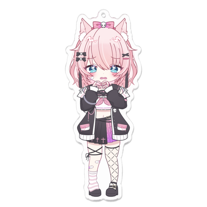 アクリルキーホルダー - 100 x 100 (mm)