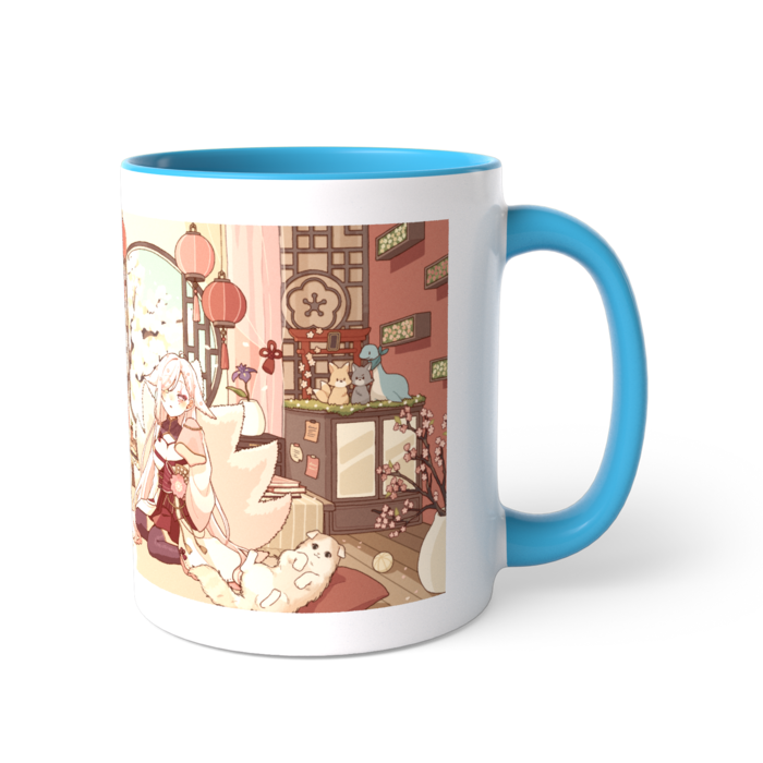 マグカップ（青）