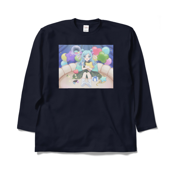 ロングスリーブTシャツ - XL - ネイビー
