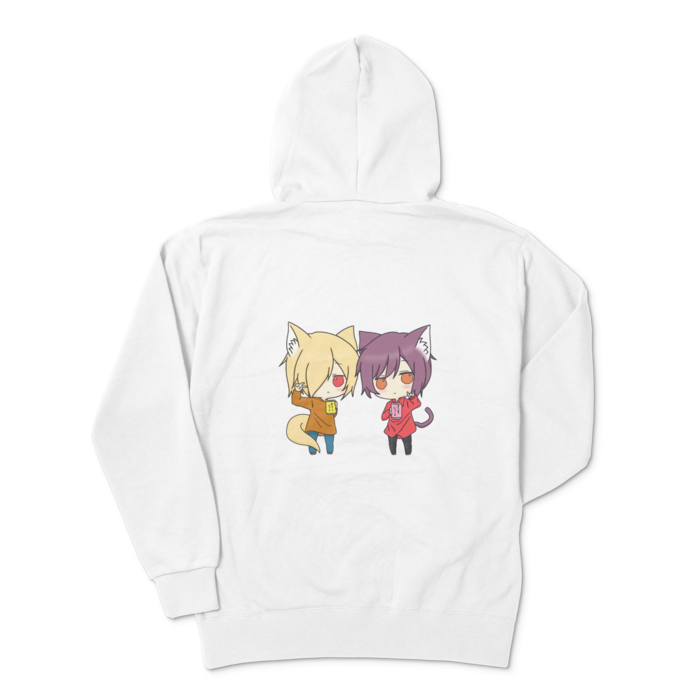 ジップパーカー - XL - ホワイト