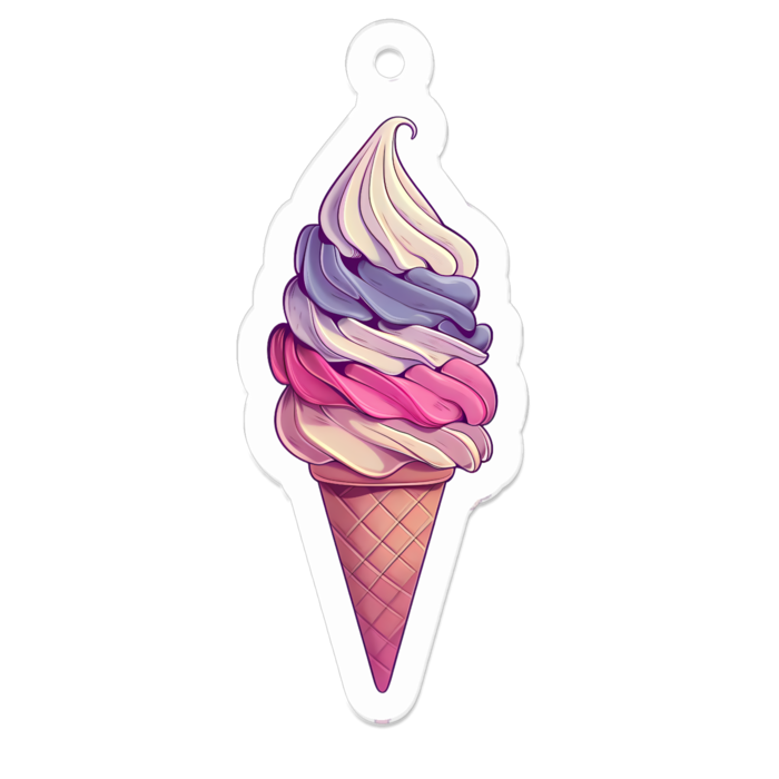 アクリルキーホルダー - 50 x 50 (mm)