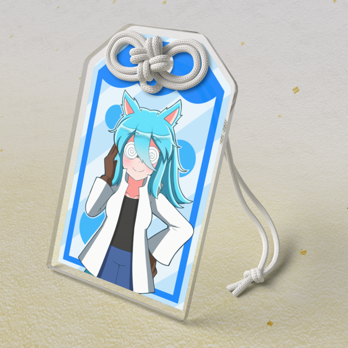 アクリルお守り - 50 × 80mm - ラミアス