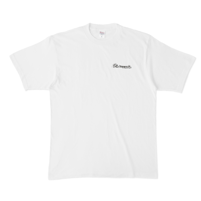 Re*temeci1周年記念Tシャツ（Ver.白）  XL