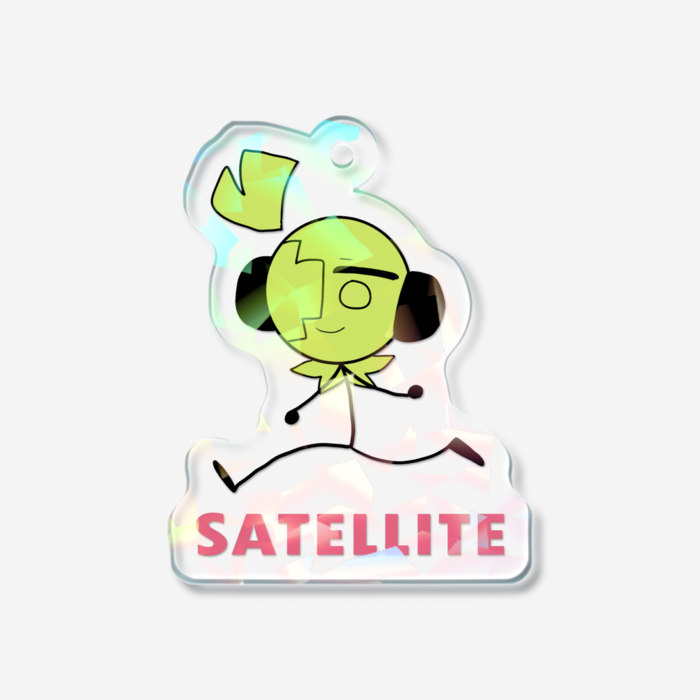 ホログラムアクリルキーホルダー - 50 × 50mm