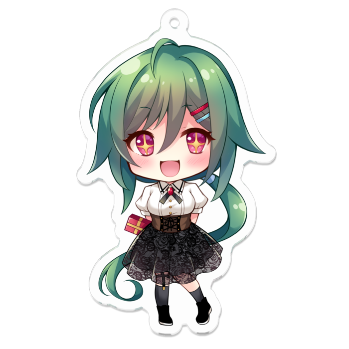 アクリルキーホルダー（コーティング） - 70 x 70 (mm)