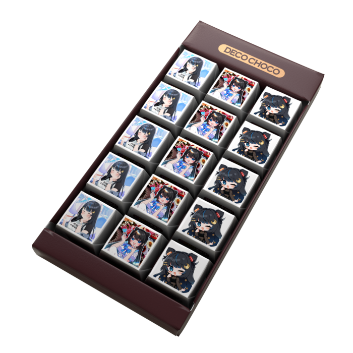 DECOチョコ - 列ごとにデザイン