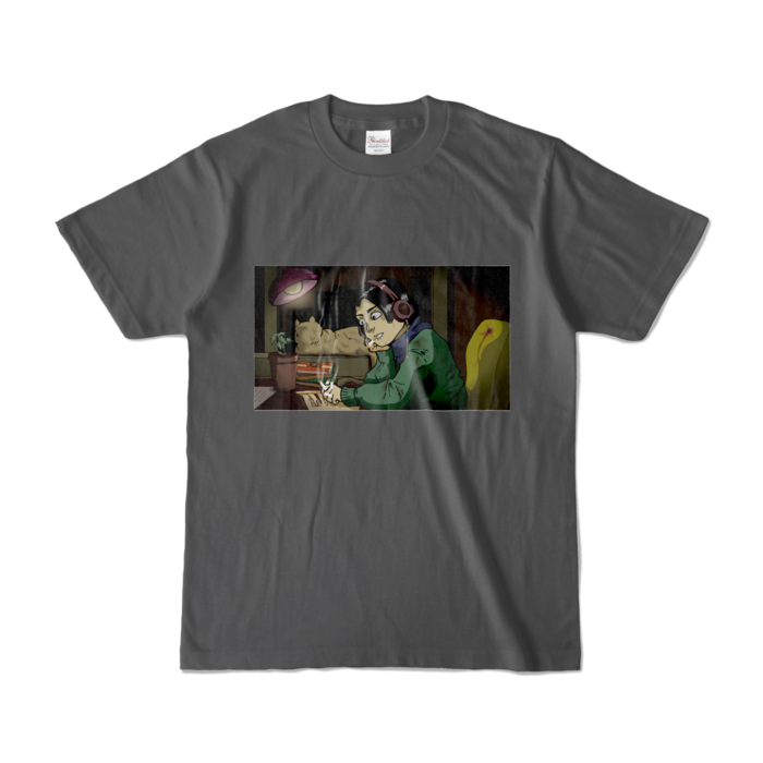 カラーTシャツ - S - チャコール (濃色)