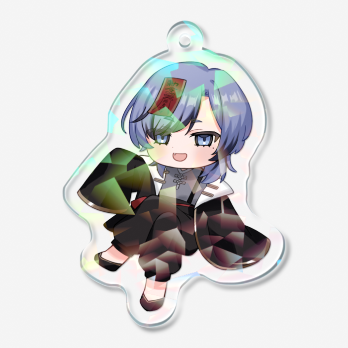 ホログラムアクリルキーホルダー - 50 × 50mm