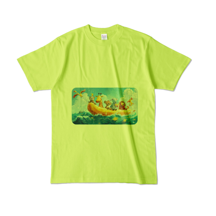 カラーTシャツ - L - ライトグリーン (淡色)