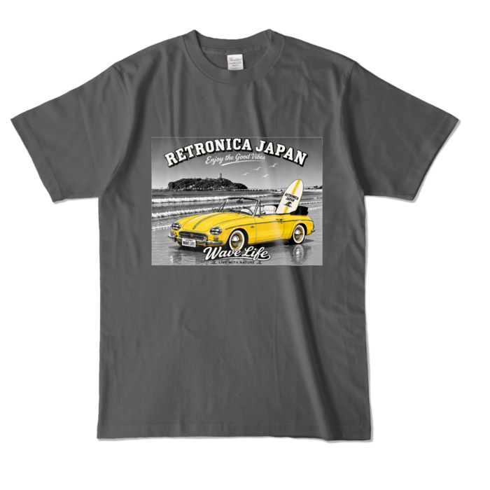 カラーTシャツ - L - チャコール (濃色)