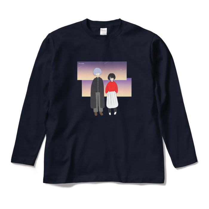 ロングスリーブTシャツ - M - ネイビー