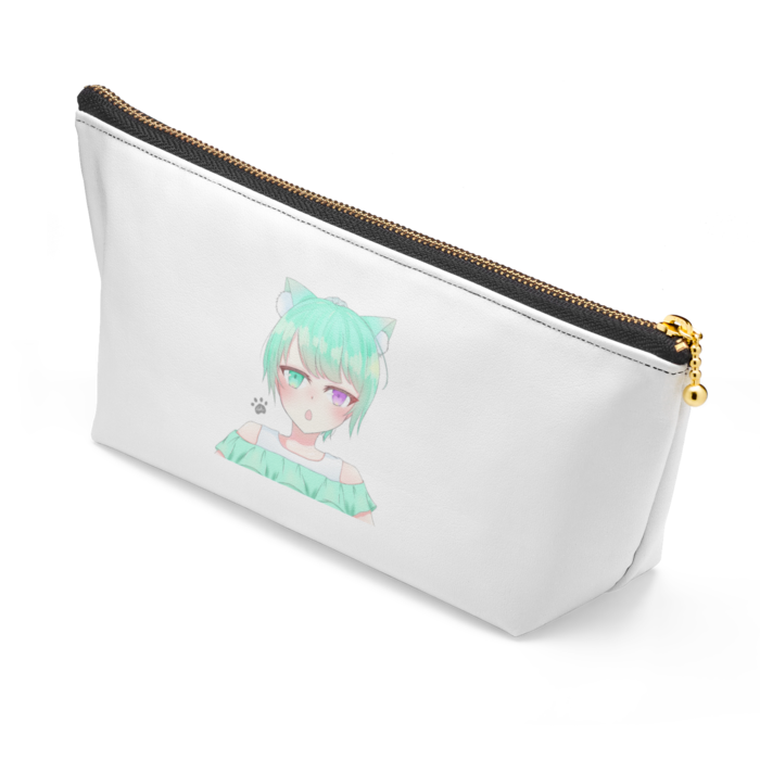 ポーチ - 長さ21.5cm / 高さ10cm - ブラック