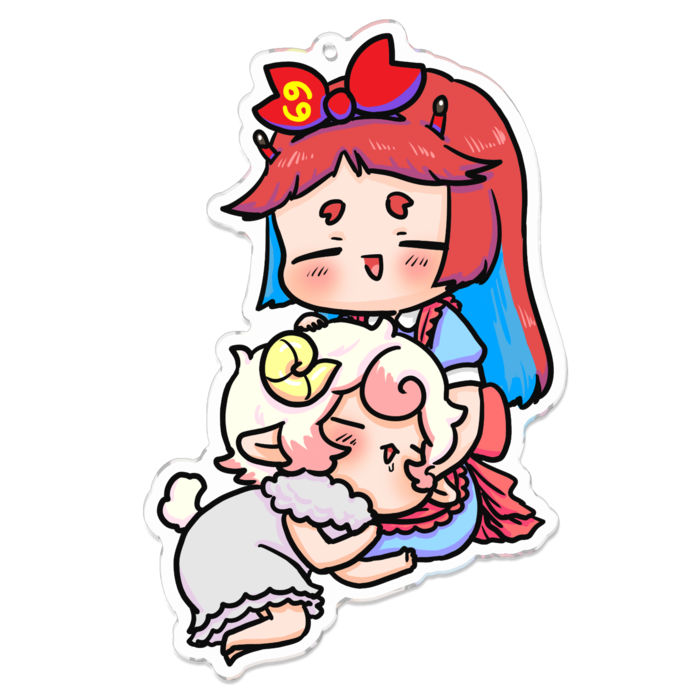 アクリルキーホルダー - 100 x 100 (mm)