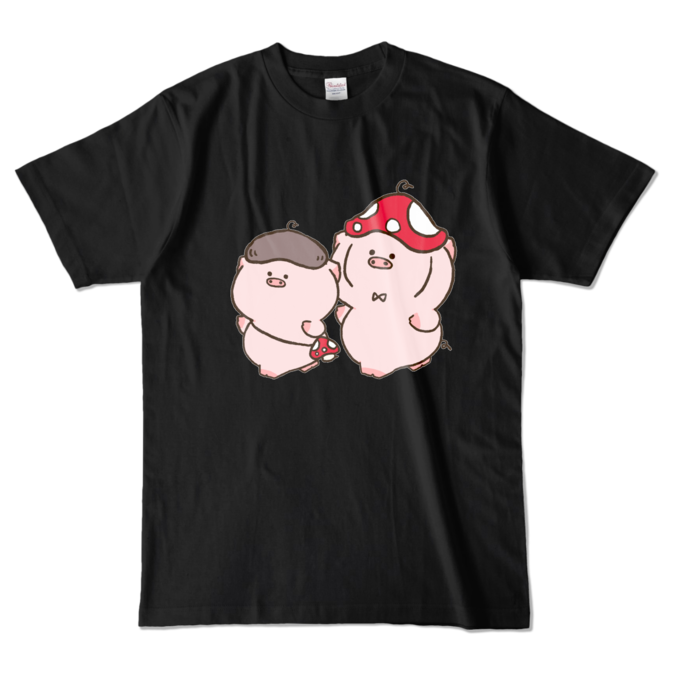 カラーTシャツ - L - ブラック (濃色)
