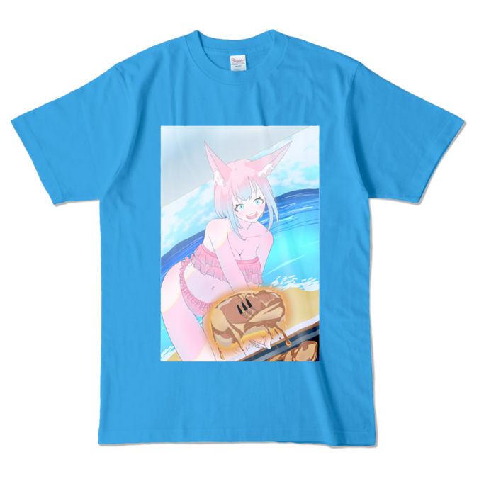 カラーTシャツ - L - ターコイズ (濃色)